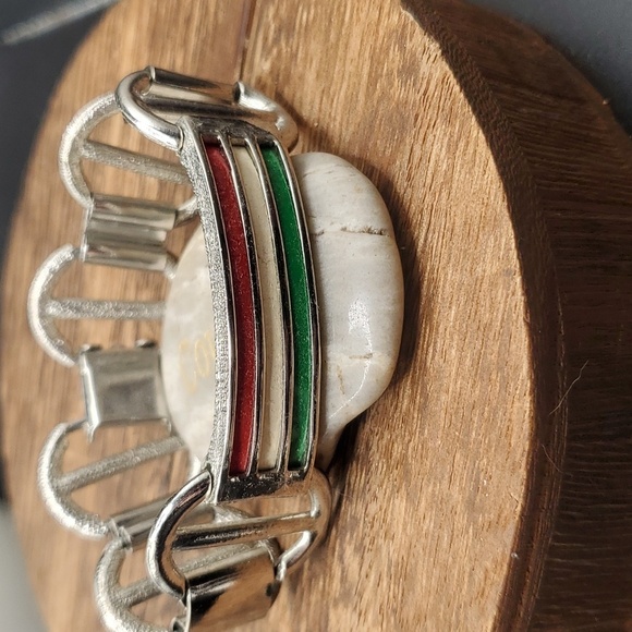 Italian flag wrist bracelet‎ B3127
